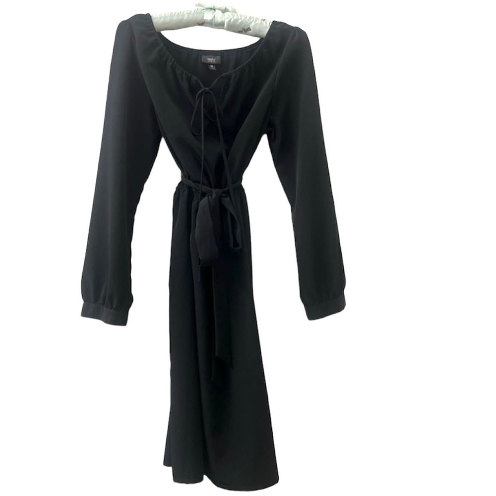 Mossimo Peasant/Pirate Elastic Waist Dress with Tie Belt